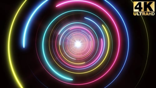 8 Circle Tunnel Background Pack