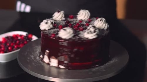 turning cake