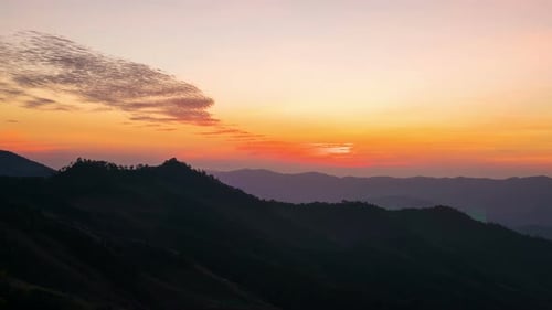 Abend Berglandschaft