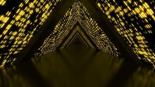 Fondo de corredor triángulo