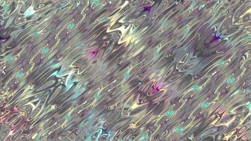 Boucle transparente V4 à ondes abstraites 4K