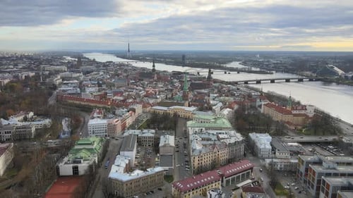 Panorama der Altstadt von Riga