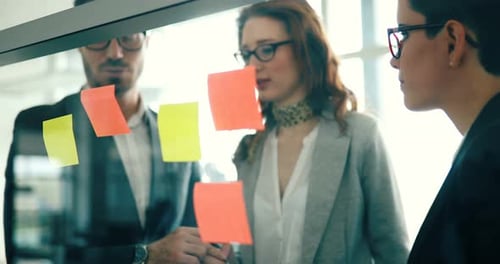 Creative Business People Working on Business Project in Office