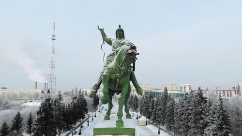 Monument To Salavat Yulaev. Ufa, Bashkortostan.