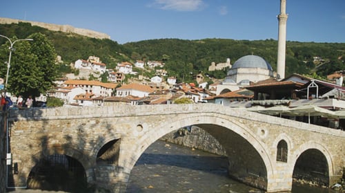 Ancient Stonebridge Of Cultural City