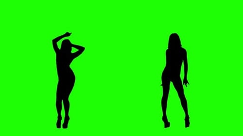 Bikini Dance on Green Screen