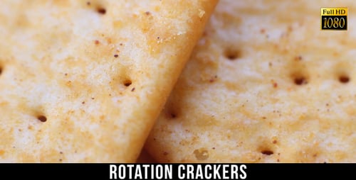 Macro Footage of a Seasoned Cracker