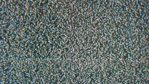 Grainy Texture of Static on Television Screen