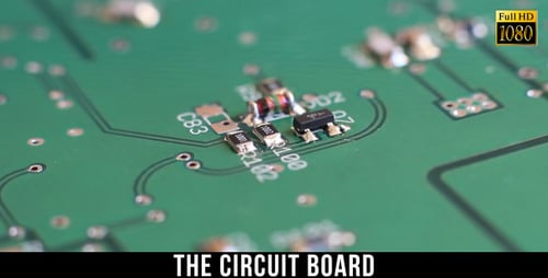 Close Up of a Computer Circuit Board