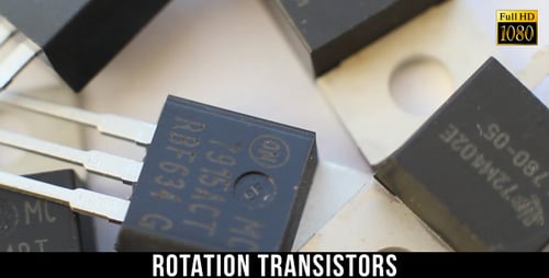 Close Up of Electronic Voltage Regulators Components