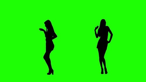 Danse sur écran vert