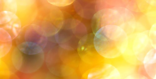 Abstract Golden Bokeh Lights Background