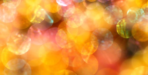 Vibrant Abstract Background of Shimmering Bokeh Lights