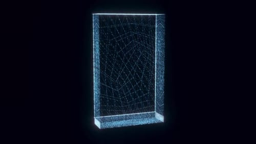 Transformer Box Vertical Hologram Rotating 4k