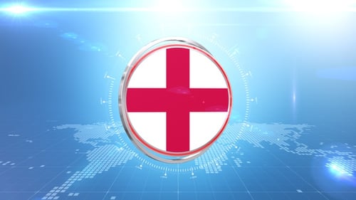 Modern 3D Metallic Circle Logo Reveal Animation