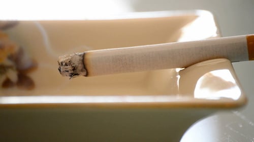 Cigarette burning