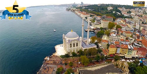 Aerial View of Mosque