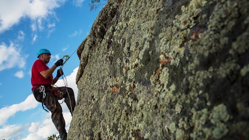 Man Trains to Conquer the Rock 2