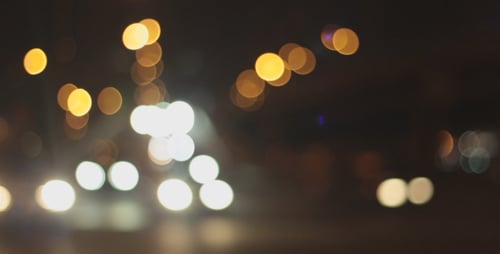 Night Car Street Light