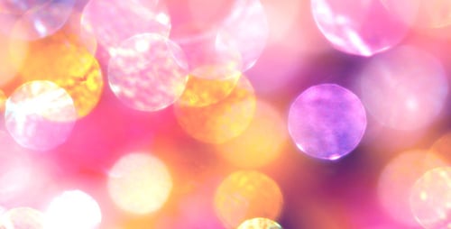 Bright Multi-Colored Abstract Bokeh Glitter Background