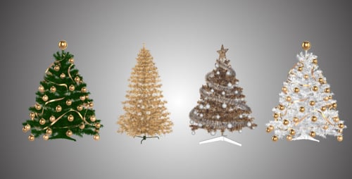 Rotation der Weihnachtsbäume