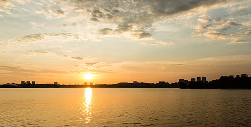 Coucher de soleil de Putrajaya