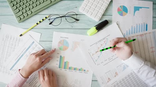 Analyzing Data Reports in a Bright Workplace Environment