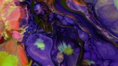 Swirl And Explosion Of Mixed Color 2