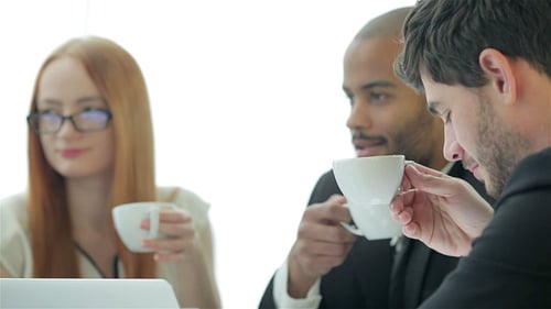 Business People Discussing During a Meeting