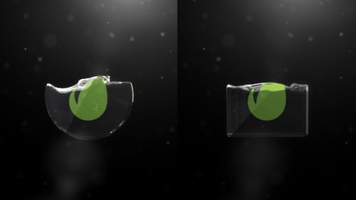 Dynamic Water Liquid Logo Reveal Animation