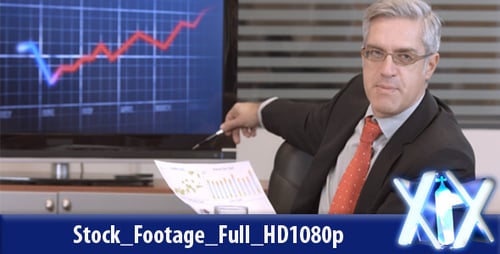 Professional Man Presents Financial Data at Meeting