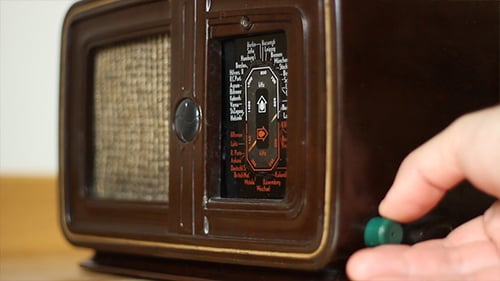 Tunning Vintage Radio