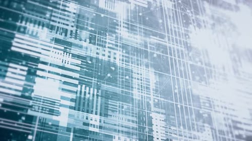 Abstract Digital Grid Data Network Background Loop