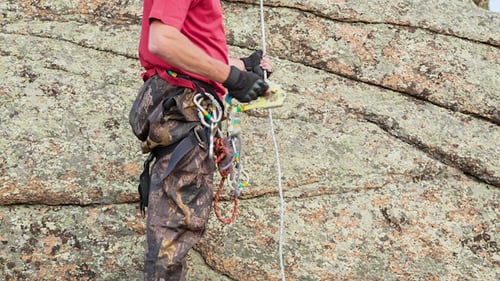Man Trains to Conquer the Rock 7