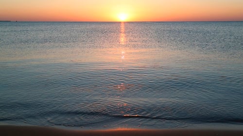 Sunrise Over Sea