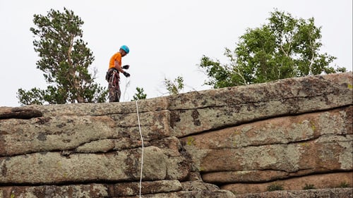 Man Trains to Conquer the Rock 14