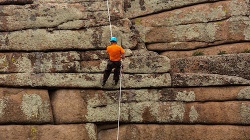 Man Trains to Conquer the Rock 15