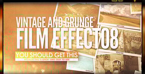 Vintage and Grunge Film Effect 08