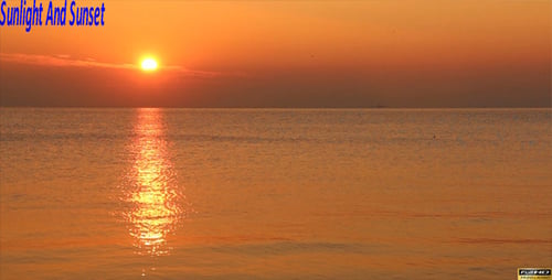 Golden Sunrise Over the Tranquil Ocean