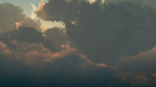 Dramatic Moving Clouds Time-Lapse Sky Background Pack
