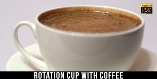 Steaming Coffee in White Cup Close Up