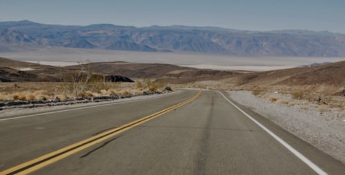 Driving Trough Desert