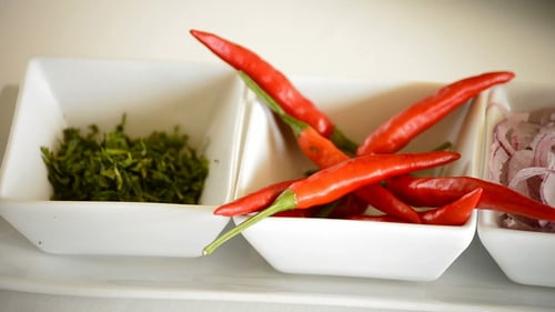 Diferentes ingredientes para cocinar
