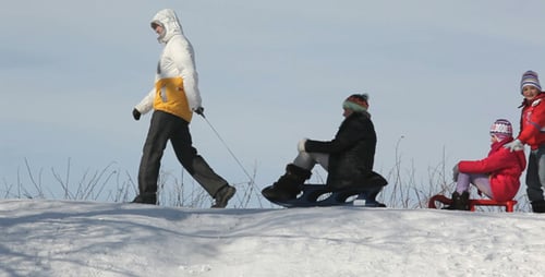 Balade en luge