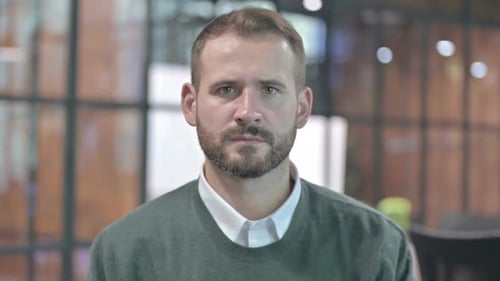 Stern Man Scolding and Pointing Finger