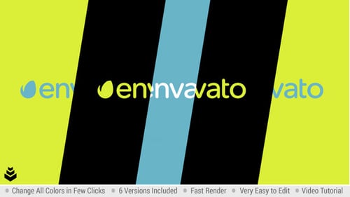 Modern Flat Logo Reveal Pack with Minimal Geometric Animations
