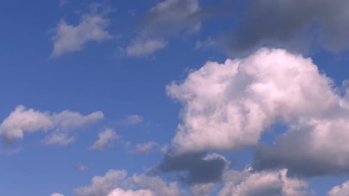 Soft Clouds And Blue Sky Time Lapse