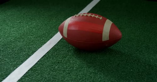 American football on artificial turf