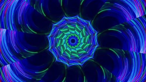 Motif de lumière abstraite Kaléidoscope