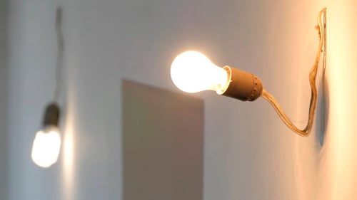 Light Bulb Turning On and Off